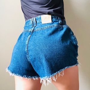 Vintage Lee distressed cutoff shorts